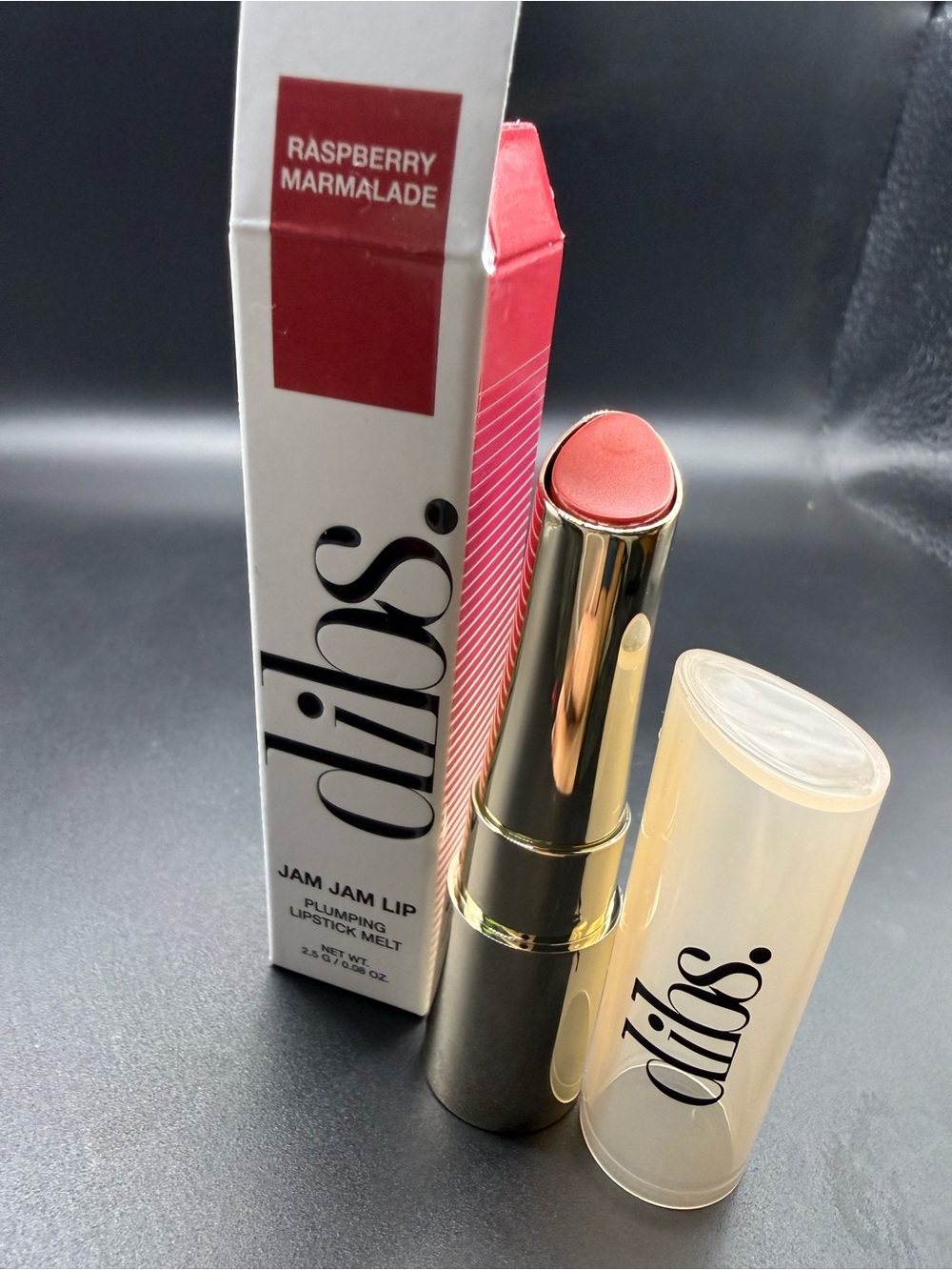 Dibs Jam Jam Lip Plumping Lipstick Melt — Raspberry Marmalade (Pink)